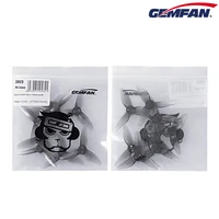 16PCS/8Pairs GEMFAN Hurricane 2023 3-Blade 2 Inch Propeller 3 Holes 1.0mm/1.5mm Center Hole Diameter for RC Toothpick FPV Drone 5