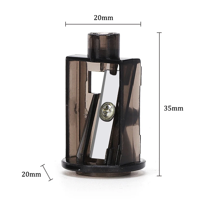 2PCS 자동 2 홀 전기 스위치 연필 깎이 예비 블레이드 홈 오피스 연필 아트 드로잉 용품