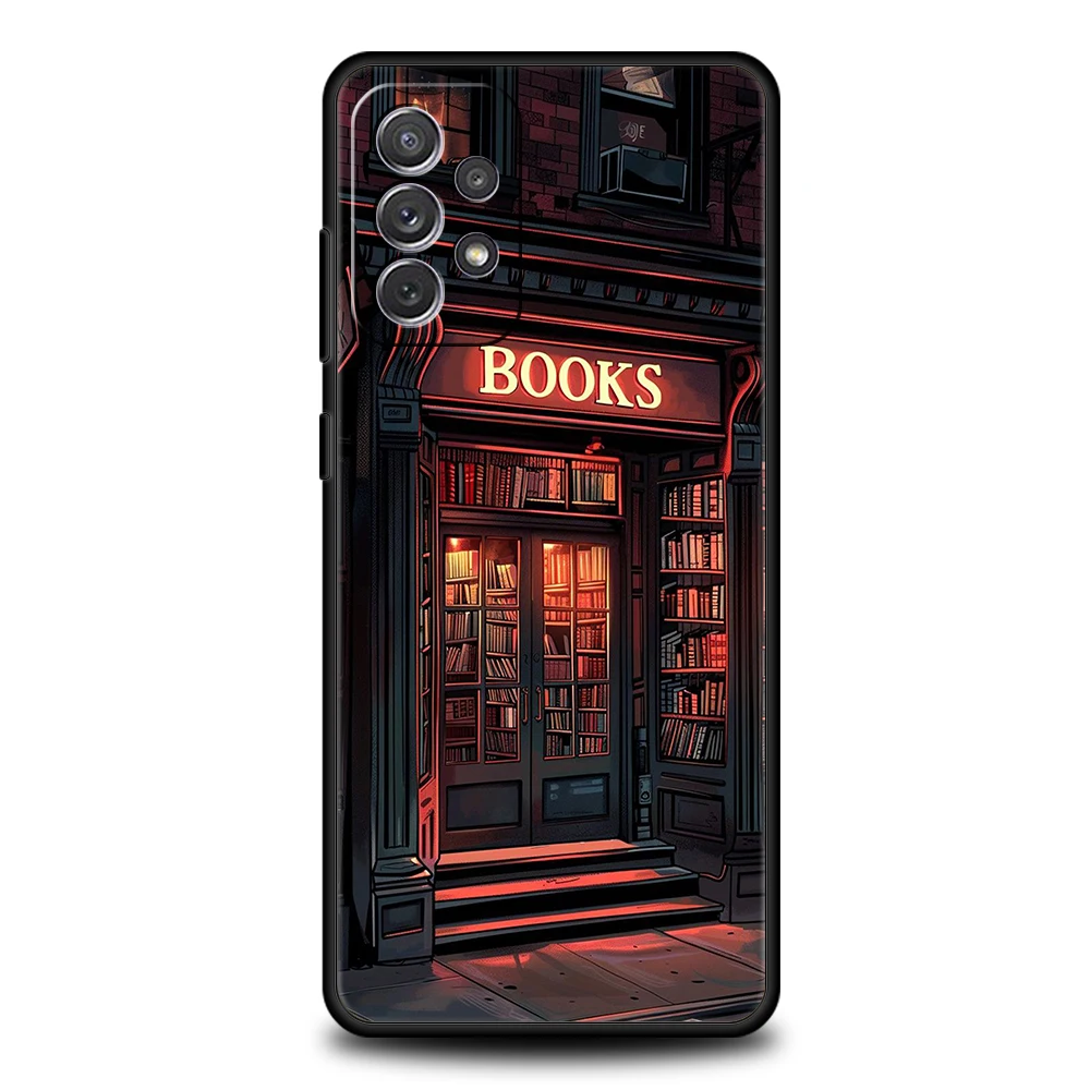 Read Books Illustration Silicone Phone Case