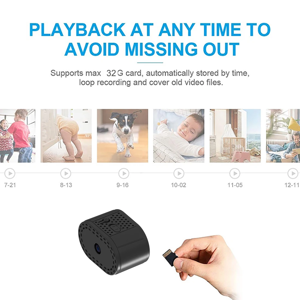 Mini Cameras Wireless WiFi Remote Monitor 3