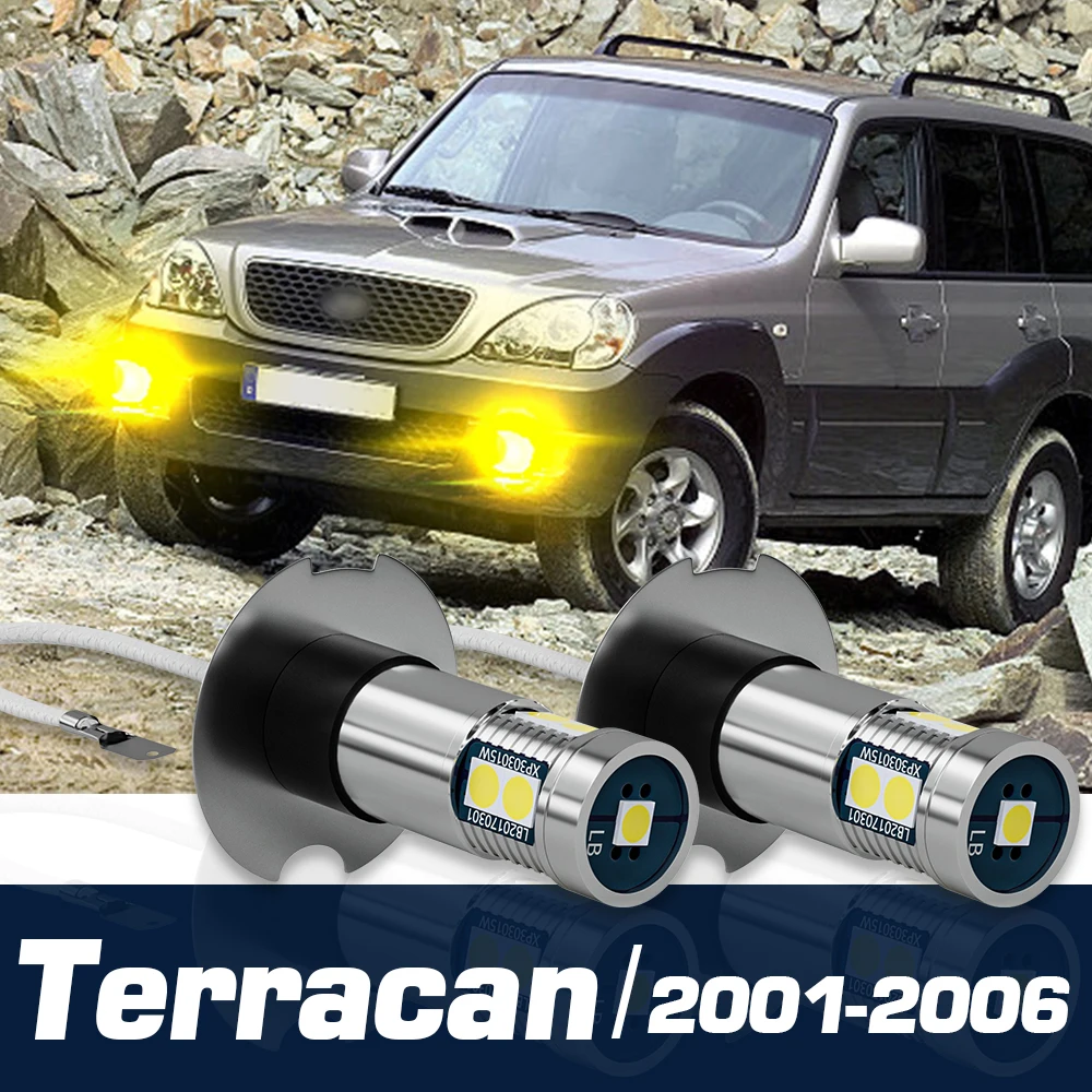 

2pcs LED Fog Light Canbus Accessories For Hyundai Terracan 2001-2006 2002 2003 2004 2005