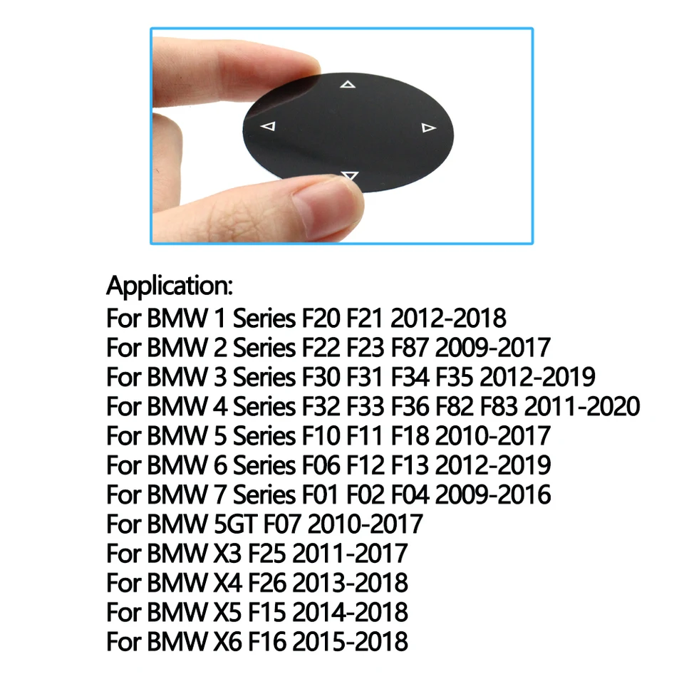 Cache-boutons Multimédias Pour BMW Série 1, 3, 5, 7, X1, X3, X5, X6 - Protection Contre Saleté Et Rayures