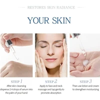Hyaluronic acid facial serum, a natural moisturizing factor, can retain moisture for a long time,keep skin hydrated,elastic 2