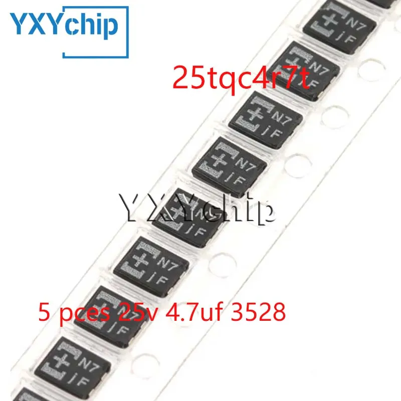 30 Condensatori Tantalio AVX 330uF 6.3V SMD - Taglia D - Lotto Per Elettronica