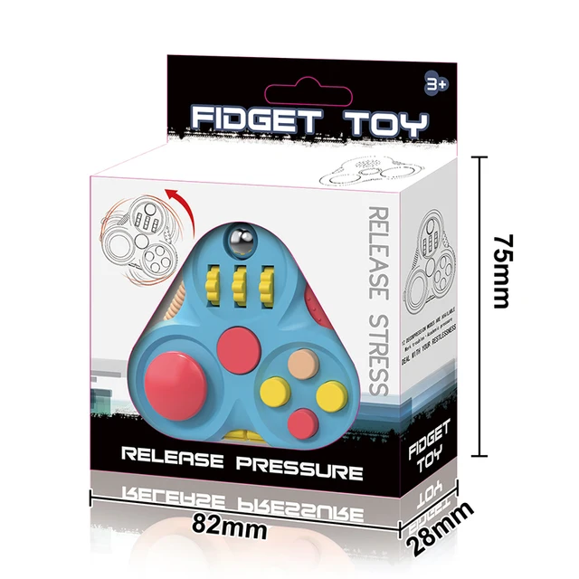 Fidget Pad Decompression Handle Gyro Gamepad Fingertip Game Creative Artifact Pop It Stress Relief Spinner Autism Sensory Toys 5