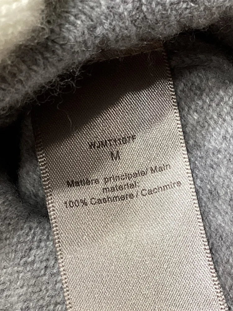 100% Cashmere Female Loose V-Neck Long Sleeve 3 Colors Cardigan Coat Women Heart Shaped Letter Embroidery Sweater Autumn 2023 3
