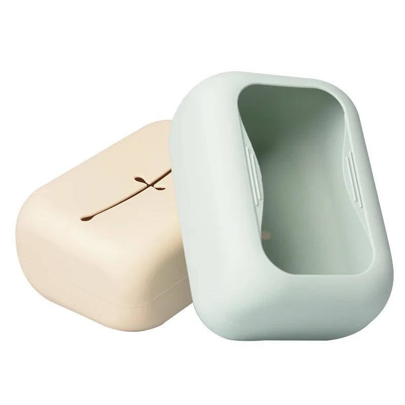 Silicone Tissue Box Kitchen Bathroom Home Office Storage Boxes Desktop Napkin Holder Dispenser Case 3