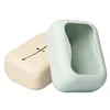 Silicone Tissue Box Kitchen Bathroom Home Office Storage Boxes Desktop Napkin Holder Dispenser Case 3