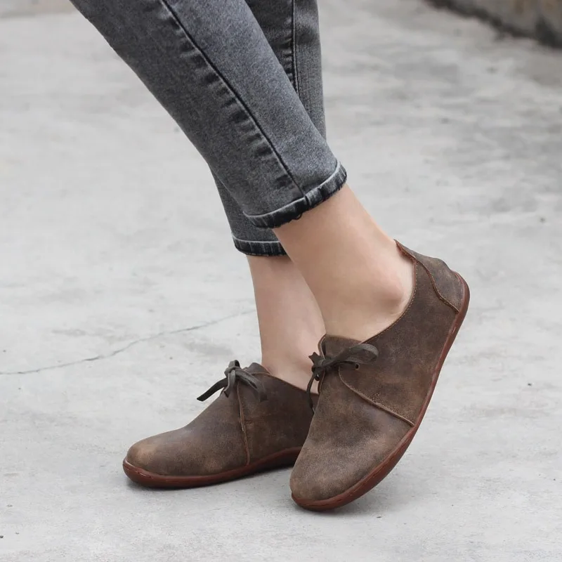 

2023 new spring autumn Women pumps natural leather 22.5-26cm cowhide+pigskin full leather loafers Slip-On low heel women shoes