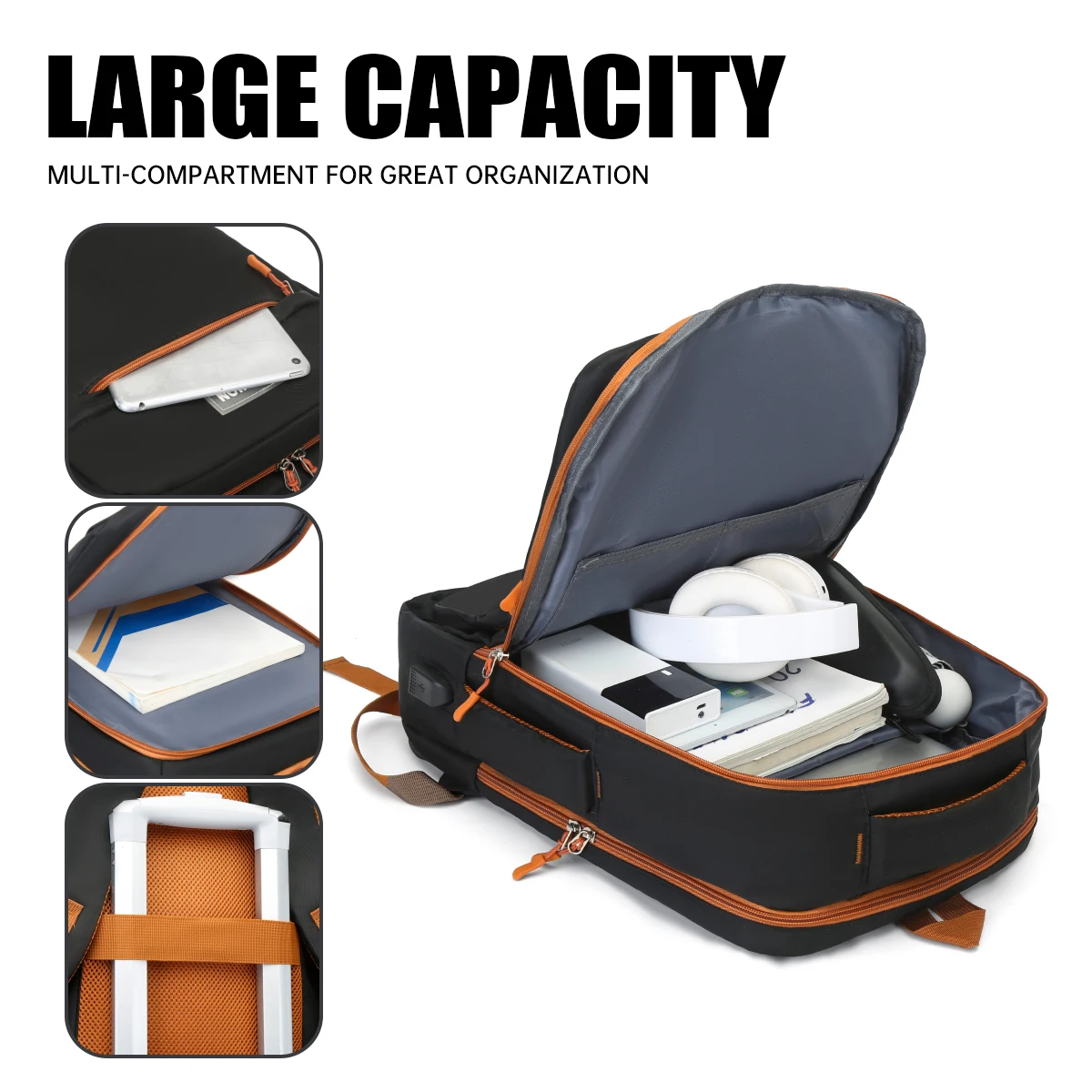 Fashionable Business Backpack for Men, Lightweight School Bag for Business Trips, College Students, Commuting, Men's Laptop Backpack, Women's Carry-On