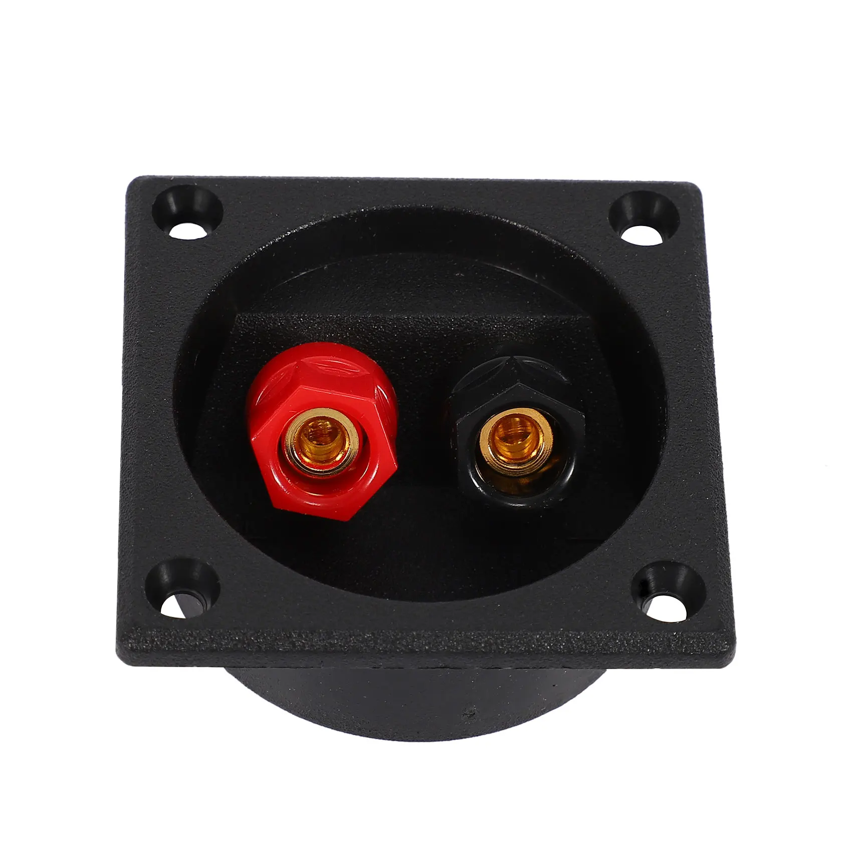 

New Square Board Binding Post Speaker Box Terminal Cup Wire Connector