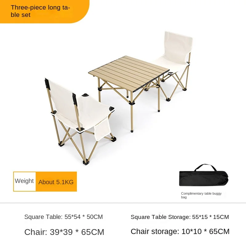 Table de pique-nique pliante, ensemble de chaises de Camping avec 2  tabourets, Table d'appoint Portable pour pique-nique jardin cour Patio  extérieur - AliExpress