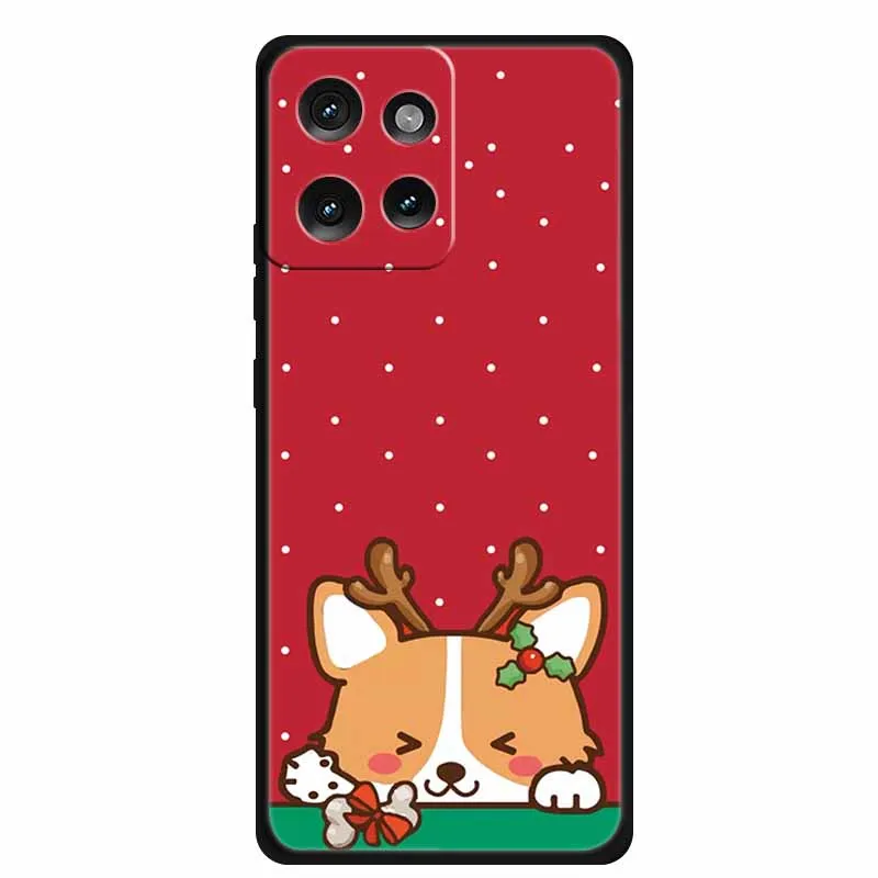 Festive Holiday Silicone Case - Soft TPU Protective Cover with Christmas Design