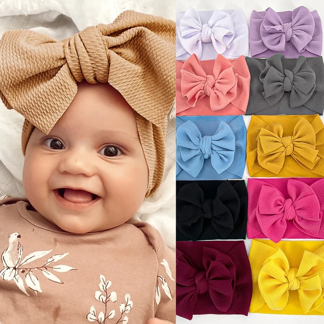 Bandeau avec nœuds pour bébé fille, accessoires pour cheveux