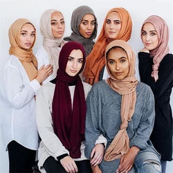 Monochromatic Linen Scarves for Women, Shawl, Luxury Brand, Muslim Hijab, Muffler, Soft Wraps, Headband, Foulard Bufandas, New