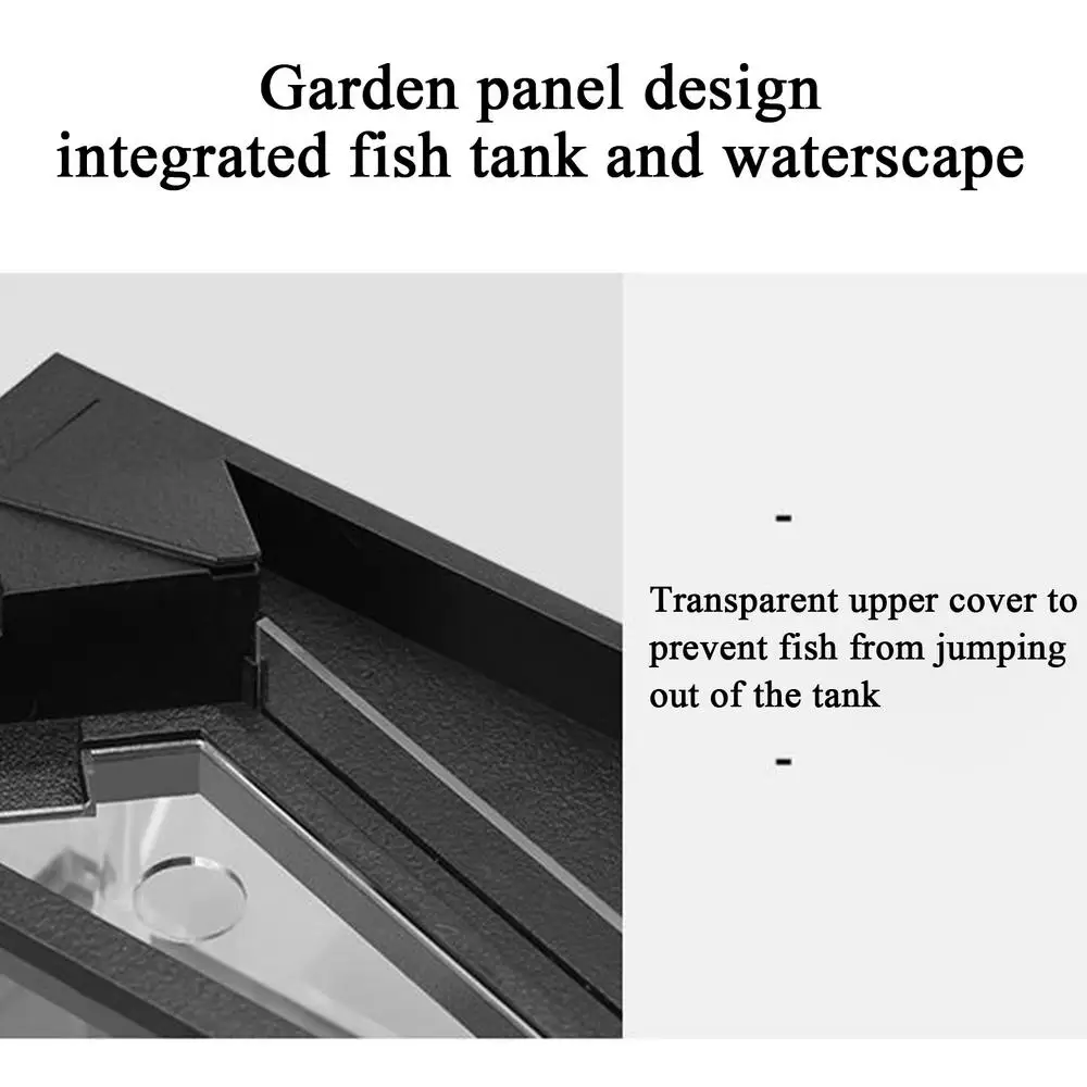 Tank with clear view of interior