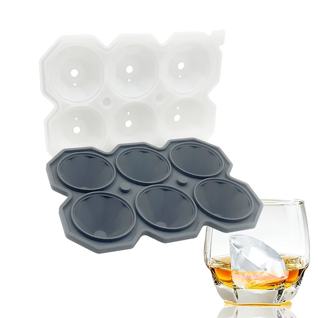 2.5 Inch Giant Ice Ball Mold - Makes Large Sphere Ice Mold Tray