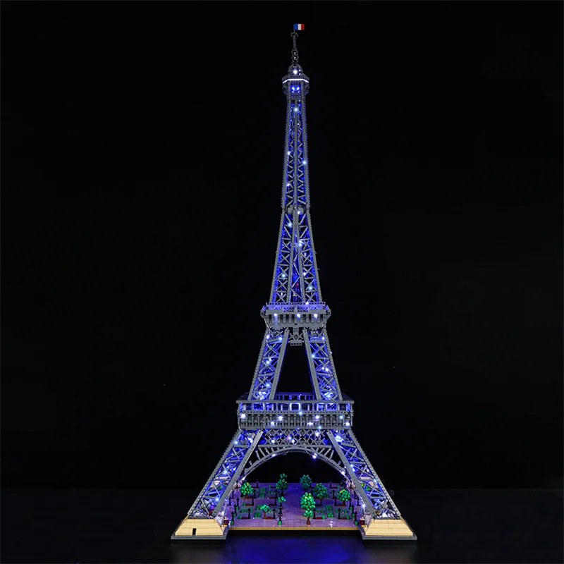 Nuovo Kit Led Multicolore Per La Versione Standard Della Torre Eiffel 10307 Set Di Illuminazione Rc Giocattoli Fai Da Te (Non Inclusi) 10001