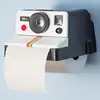 L9NB WC Tissue Box for Creative Toilet Roll Camera Paper Holder Bathroom Retro Decor Napkins 3
