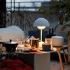 LED Exquisite Flower Bud Desk Lamp - Cordless Touch Bedside Lamp with Mushroom Design,Rechargeable Battery Operation Lighting 5
