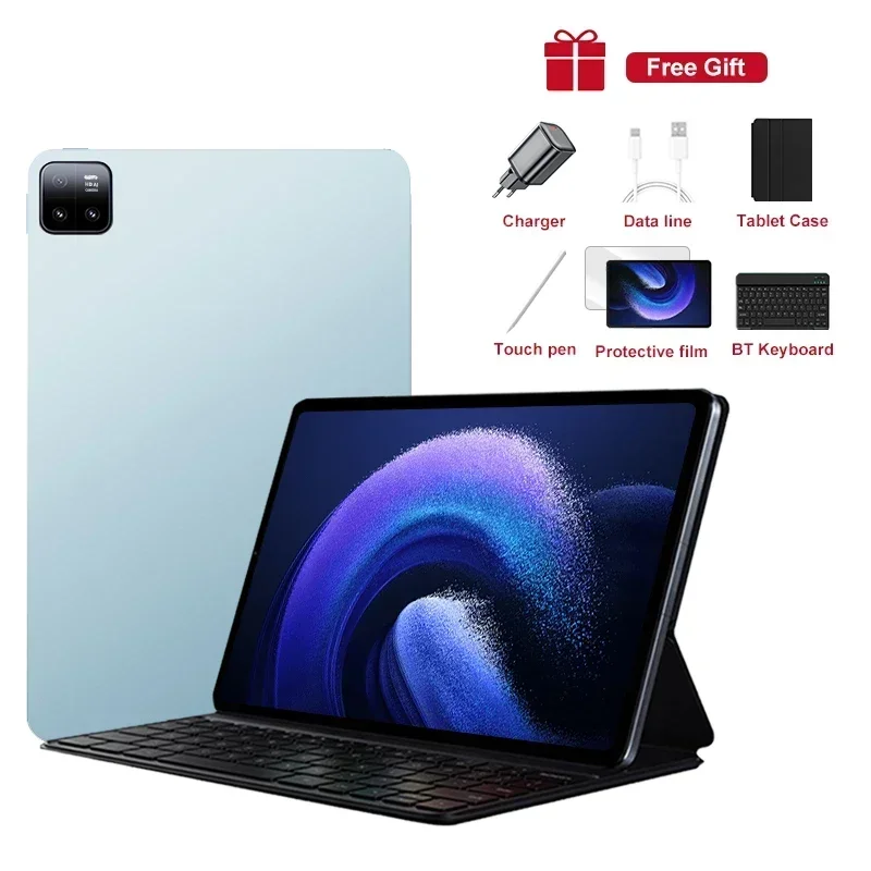 thumbnail image 1 of Tableta PC Pad 6 Pro versión global original 2024 Snapdragon 888 10000mAh Android 13 RAM 16GB ROM 1TB 5G HD 4K Pantalla WIFI Mi Tab, 1 of 5