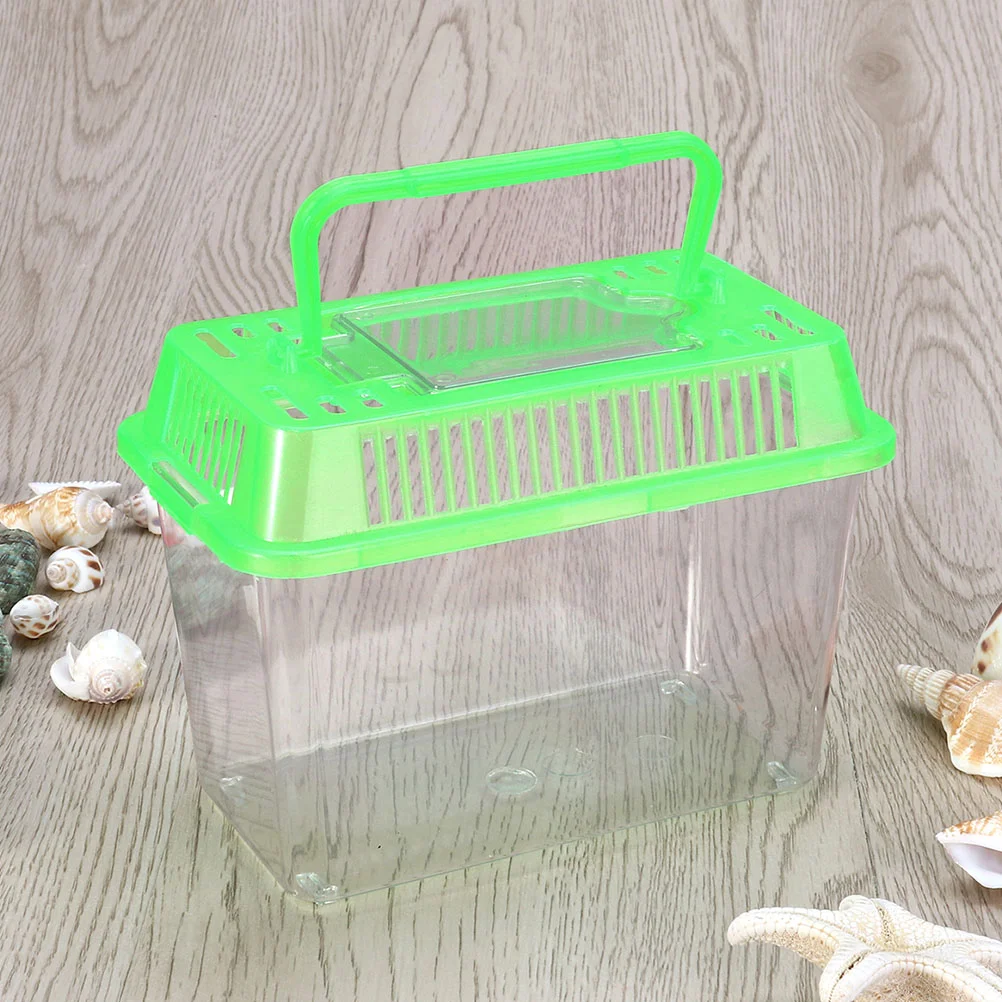 Cricket Plastic Turtle Fish Tank Travel Puppy Accessories Lizard Habitat Animal Aquarium Reptile Terrarium