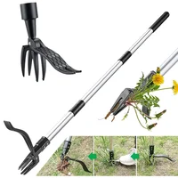 1PCS Weeding Head Replacement Claw Foot Pedal Weed Puller Stand Up Gardening Digging Weeder Alone Root Remover And Alone Handle 1