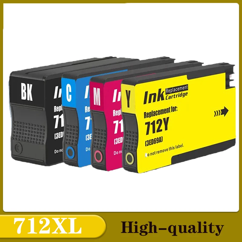 712 Xl 712Xl 3 Ed71A 3 Ed67A Compatibile Per Cartuccia Di Inchiostro Hp 712 Per Stampante Hp Designjet T210 T230 T250 T650 T630