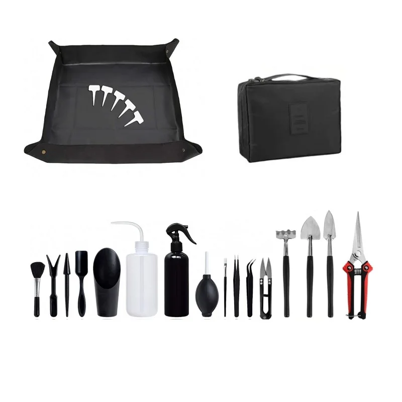 

Succulent Plants Tools Mini Garden Hand Transplanting Tools Miniature Planting Set for Indoor Garden Plant Care (23pcs Tool Set）