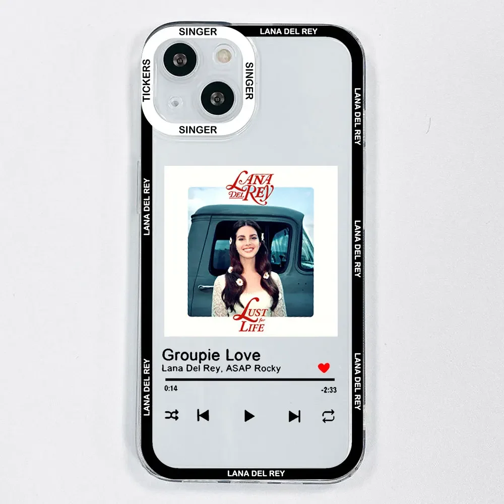 Lana Del Rey Artistic Kraft Poster Phone Case - Soft Cover Design