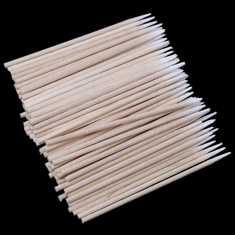 

100 Pieces Cell Phone Cleaning Cotton Swab Tools for Camera Lens Computer