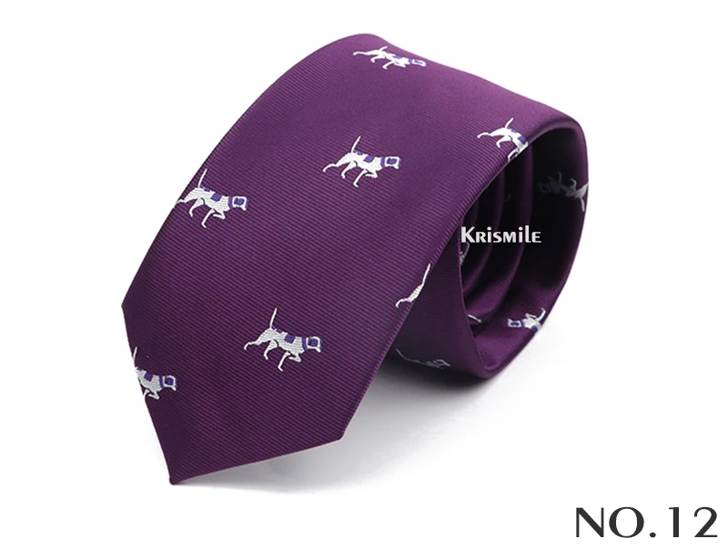 Neue Jacquard 6 cm Schlanke Krawatte Für Männer Mode Auto Hund Affe Muster Krawatte Rot Blau Lila Täglichen Verschleiß krawatte Hochzeit Party Geschenk – Detail 14