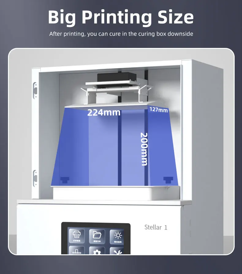 S952511f9c4844ec7bade52e9d50df0aeS Drukarka 3D JG MAKER LCD 14K 10,1 cala o wysokiej dokładności, dobra do zastosowań jubilerskich i stomatologicznych