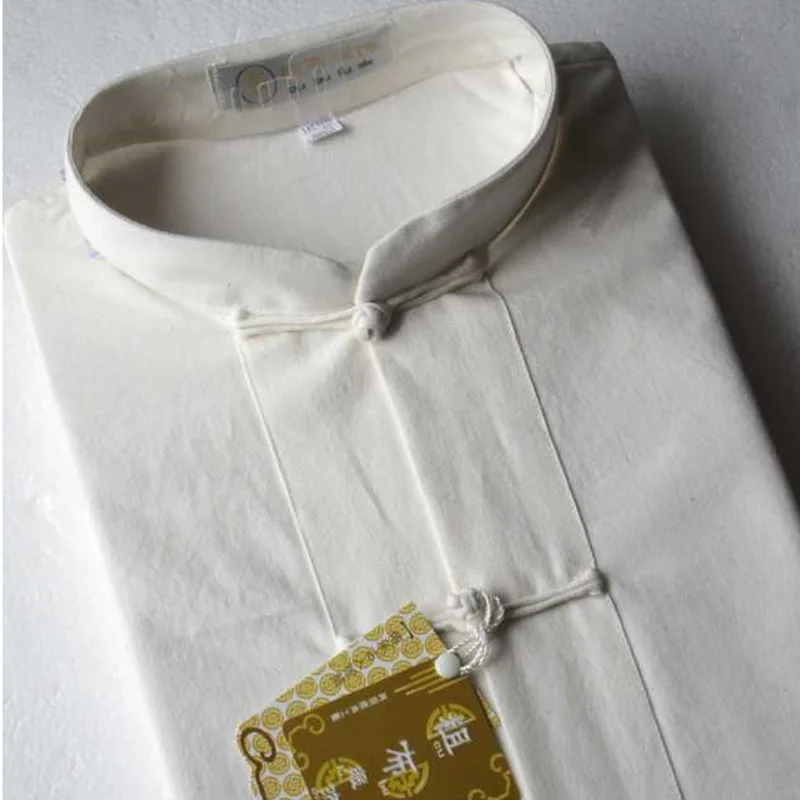 Chinese Traditional Clothing Kung Fu Clothes Cheongsam Shirt Long Sleeve For Men Chinese Tang Suit
