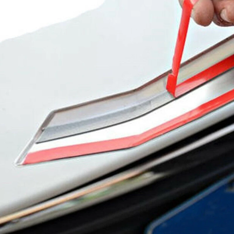 For Mazda CX-9 2017-2021 Chrome Rear Spoiler Wing Side Beveled Triple-Cornered Window Cover Trim