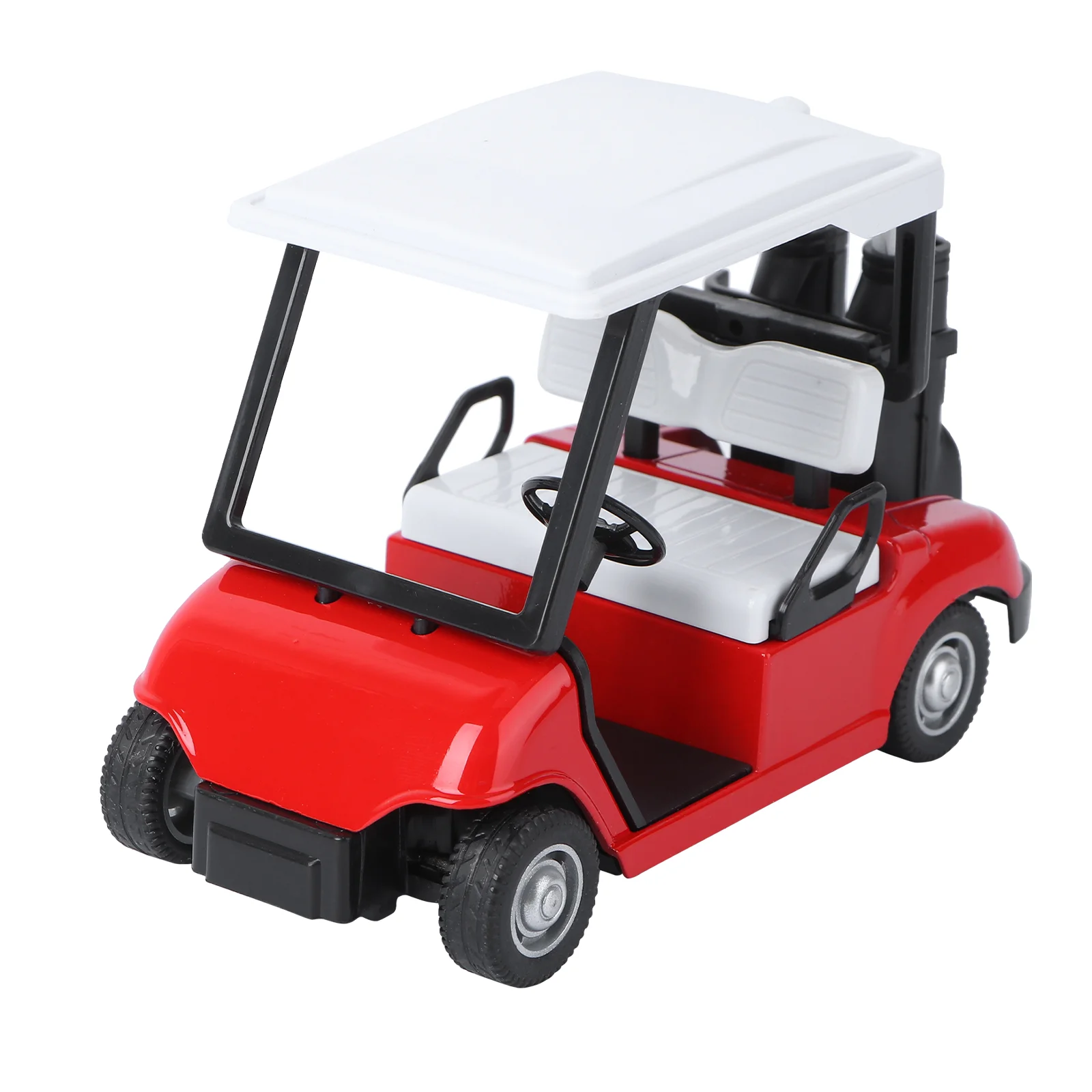 

Veemoon Kids Toys Baby Stroller Miniature Golfs Cart Model Toy Car Decoration Red