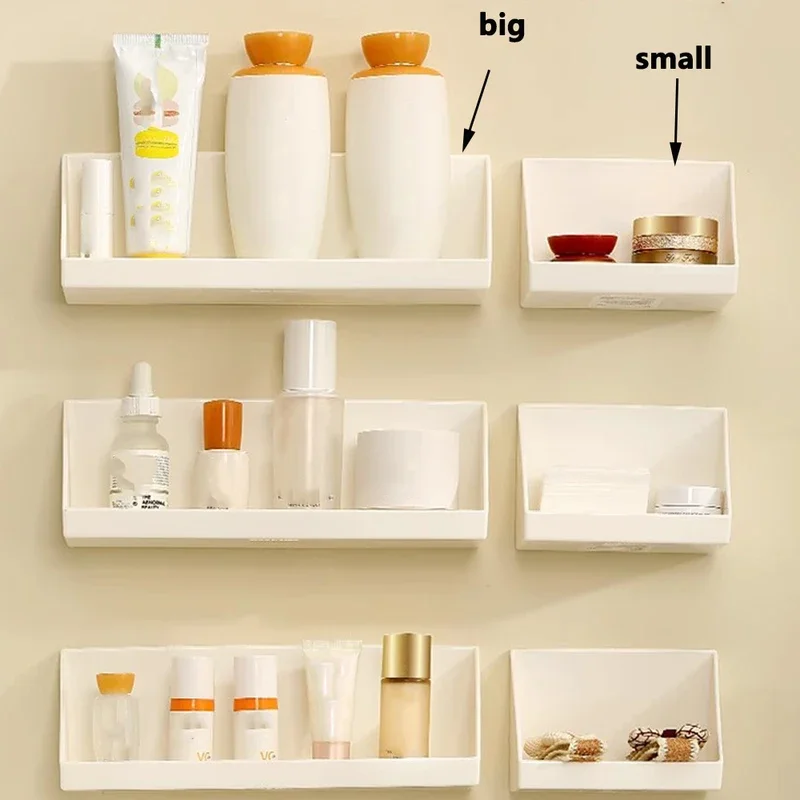 Wall Mounted Storage Rack Cabinet Cosmetic Storage Box Lipstick Jewelry Storage Shelf Rack Makeup Holder Case Bathroom Organizer 4
