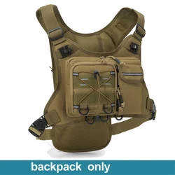 Tactical Chest Vest Bag for Outdoor Adventures and Fitness Activities (Khaki)