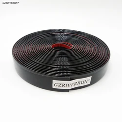 Strip 20mm 5M Black Side Trim Bumper Gille Car Door Protection Styling Decoration Moulding 16ft Vehicle Truck SUV Edge Protector