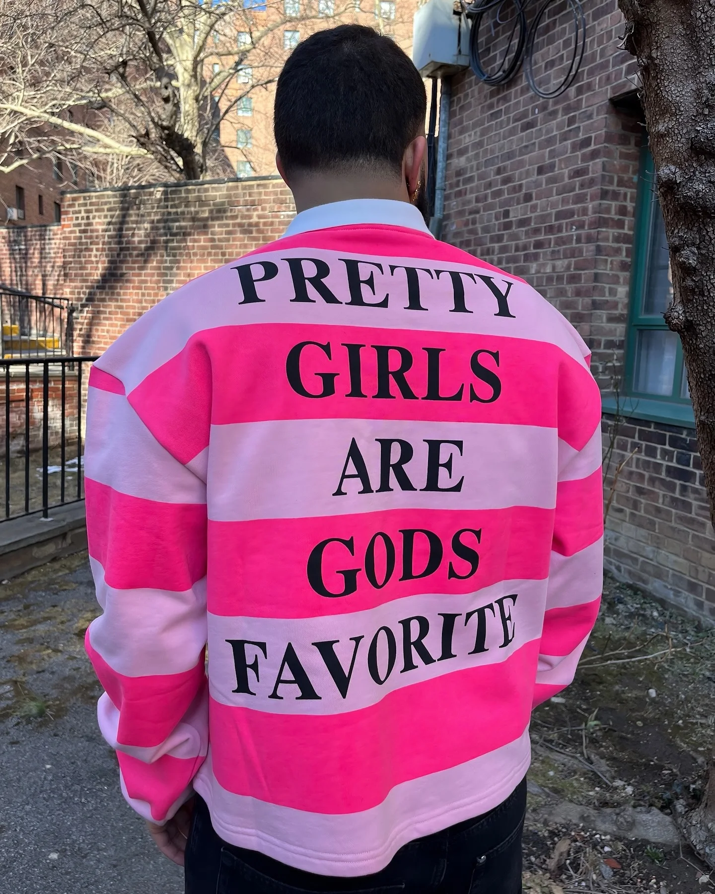 Stüssy☆*:大人気カラーピチT❤︎❤︎海外ガール ギャル Y2K Hip Hop Stripe Pretty Girls Shirt America Harajuku Fashion