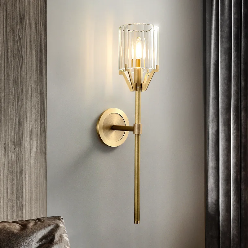 

Crystal Wall Lamp Bedroom Wall Lamp Living Room Wall Light Dining Room Wall Lamp Canteen Wall Light Hotel Wall Lamp Luxury Lamp