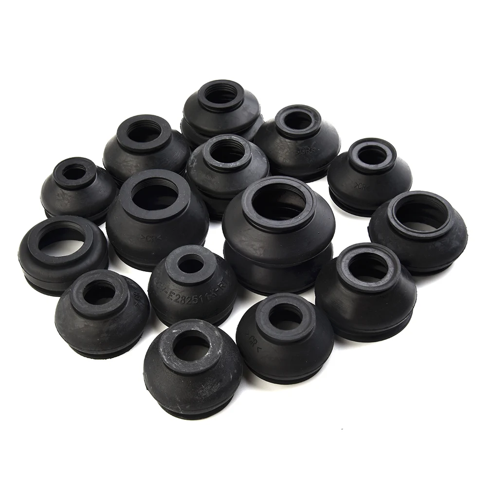 Ball Joint Boot Suspension Steering Dust Cover 28pcs Track Tie Rod Linkage Dust Boot Covers Track Rod End Set Kit car suspension parts