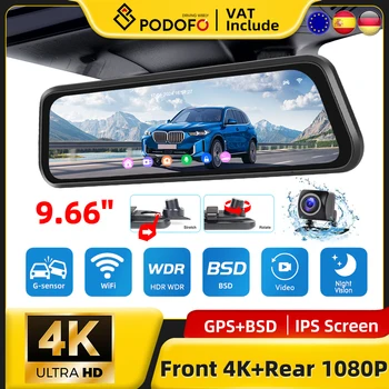 4K Dual Mirror Dashcam 1