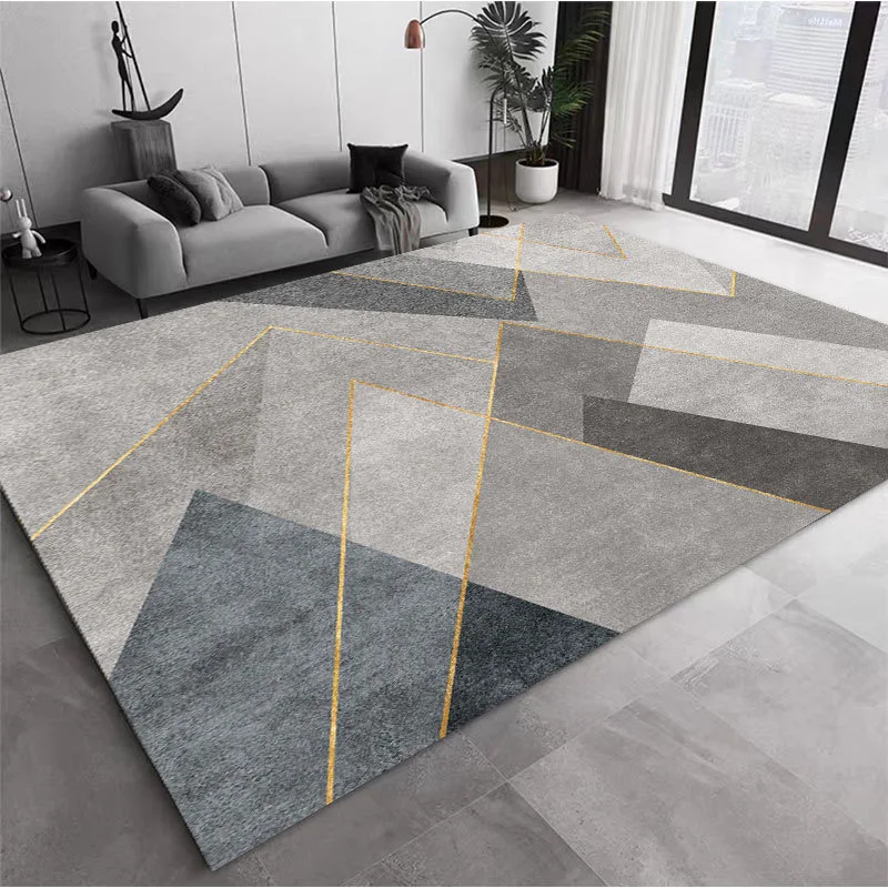 Nordic Velvet Carpet - Modern Area Rug | Large Non-Slip Living Room Rug
