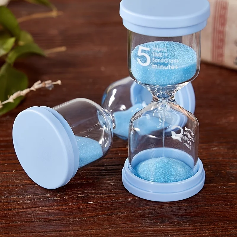 1pc/4pcs Colorful Timer Sand Timer Set (5-35 mins) Perfect for Games Classroom Home & Office Glass Creative Home Decor