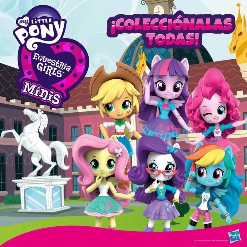 

Hasbro оригинальные мини плюшевые куклы My Little Pony Princess, игрушки для девочек, детские подарки на день рождения, 1 шт.