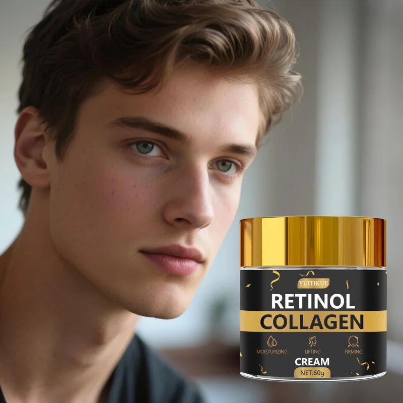60g retinol cream with hyaluronic acid, collagen Keeps skin hydrated, moisturizes and provides long-lasting hydration Suitable f