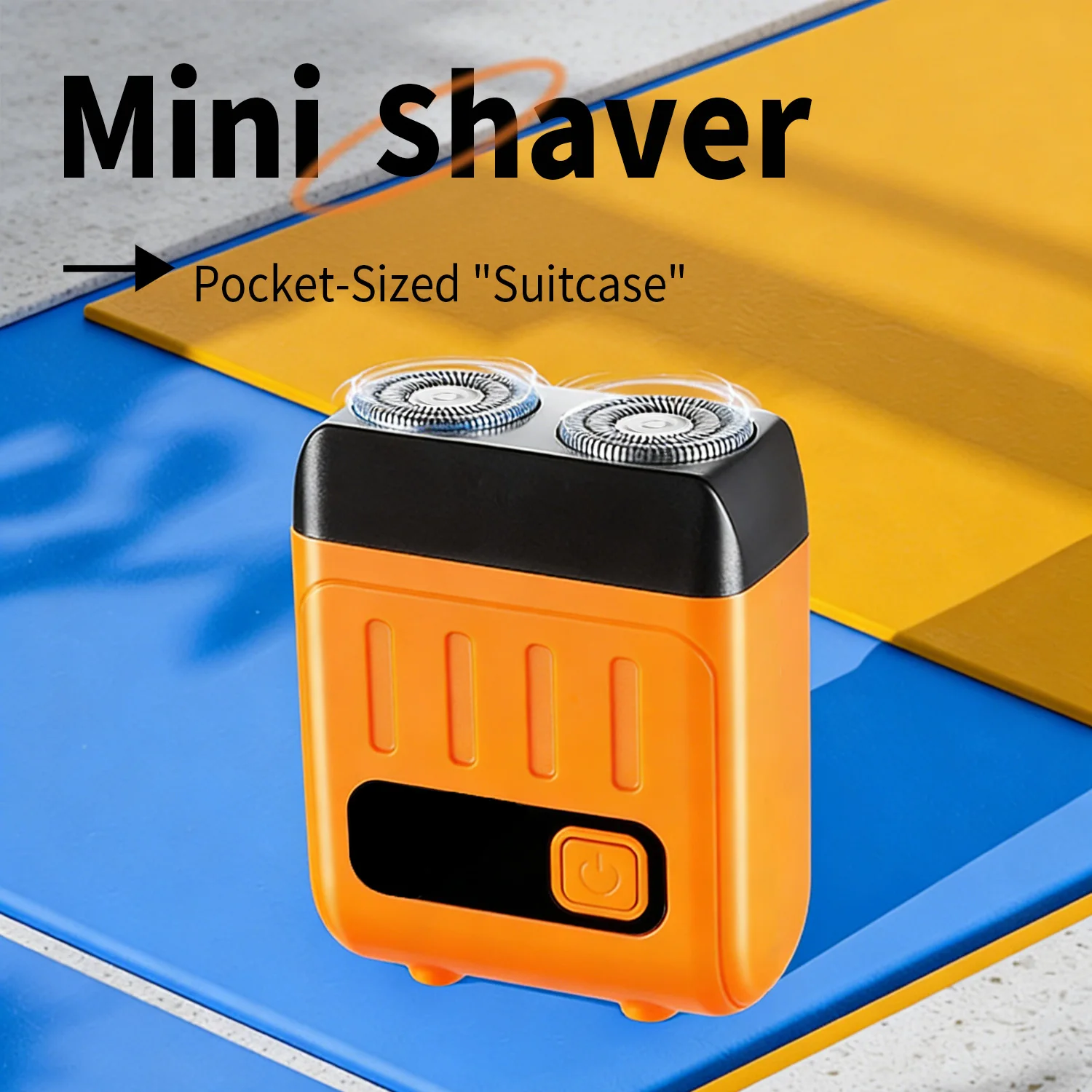미니 전기 스마트 면도기 가정용 차량용 면도기 디지털 디스플레이 듀얼 블레이..