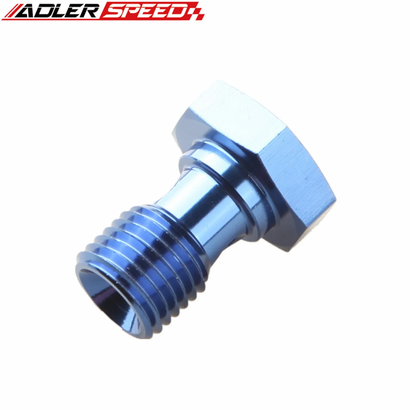 ADLERSPEED 알루미늄 싱글 밴조 볼트 블루, M8 x 1.0mm, M10 x 1.25mm, M12 x 1.5mm, UNF 3/8-20UNF