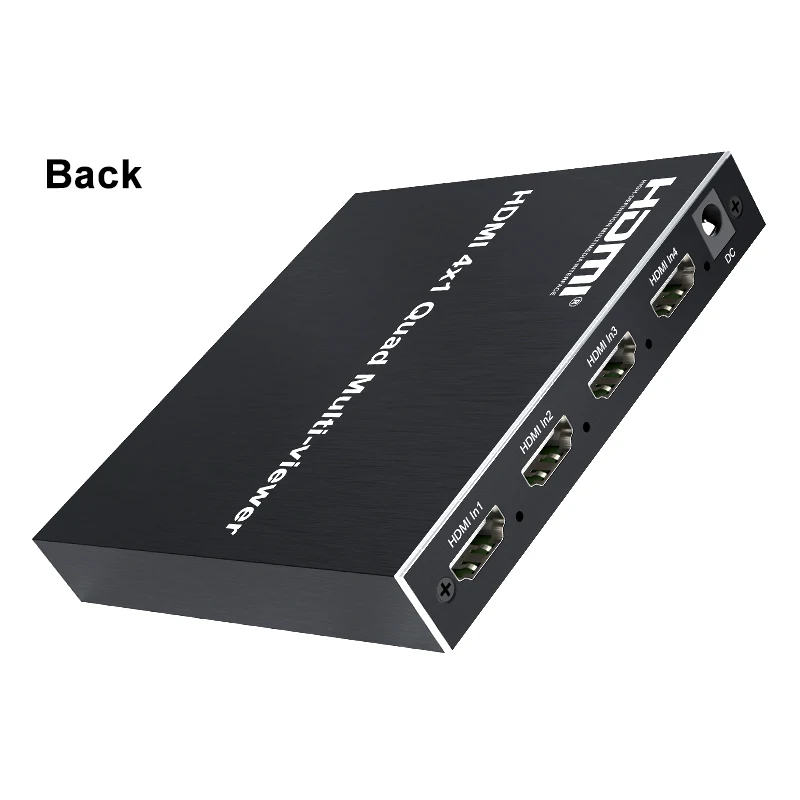 4x1 HDMI Quad Screen Multiviewer 1080P 4 in 1 Out HDMI Multi Viewer Seamless Swi